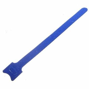 10X Velcro Cable Tie Re-Usable Hook & Loop Cable Tidy Wire Blue