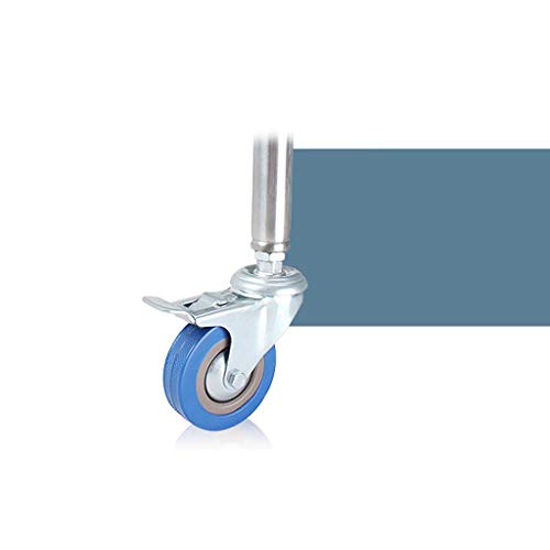 Trolley Medical Treatment Car Stainless Steel Instrument Table/Medical Vehicle Surgical Vehicle/Changing Vehicle Instrument Car/Double Drawer Beauty Car