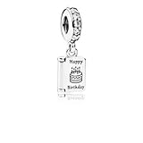 Pandora Birthday Wishes Silver Dangle Charm 791723CZ