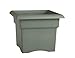 Fiskars 18 Inch Veranda 5 Gallon Box Planter, Thyme Green (57418)