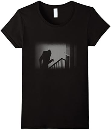 Women's Nosferatu Vampire Classic Horror Black T-Shirt Dracula Men  Small Black