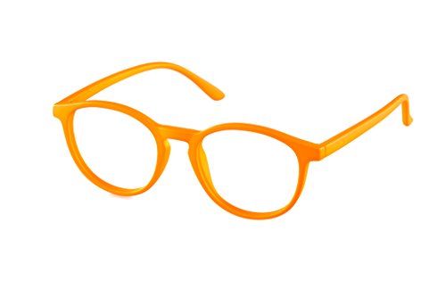 My Blue ProtectÂ®, Blue Light Blocking Eyes Glasses, Anti-Fatigue, UV Filters (L001 Kids) (Orange Mat)