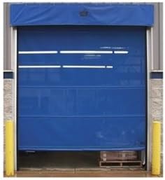 Goffs - BBMT10X10 - Curtain Mesh Door, Motorized Operation, Under Header Mounting, 10 ft. Width, 10 ft. Height