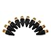 Flameer 1/8 inch NPT Rubber Brass Tip for Air Blow Guns - 10 PCS Set for Tools Air Blow Guns