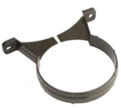 2 Pack S219G Hunter 110mm 2 Screw Soil Pipe Bracket (Grey)