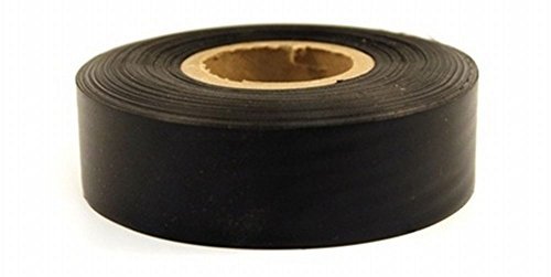 Swanson Tool RFTBK300 1 3/16" x 300' Taffeta Roll Flagging,, Black