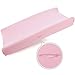 COSMOPLUS Stretchy Changing Pad Cover 2 Pack Stretchy Changing Pad Covers for Boys Girls,Universal Knit Fitted for Standard Baby Changing Pad,Gray Pink