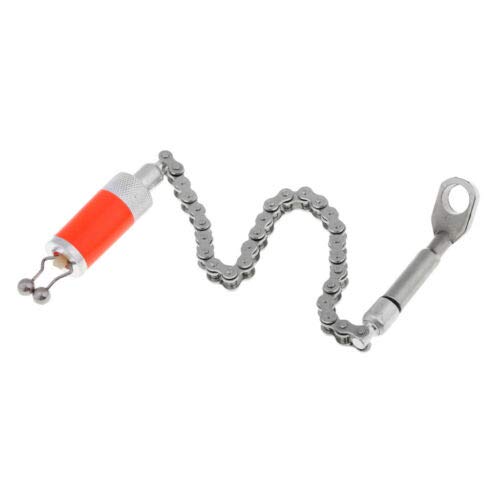 Terzsl Angelschwinger Edelstahl Angeln Swinger Kette Karpfen LED Indikator Ring Glocke Bissanzeiger Orange – Bild 5