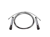 Serious Steel High Speed Rope - Adjustable Cross Training Jump Rope| Fast, Durable Bearing Jump Rope | Master Double-Unders! 10' Cable Adjusts to 9' or 8'. Handle - 5.25