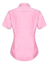 Womens Button Down Shirts Short Sleeve Work Shirts