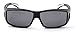 Mr. O Sunglasses Over Glasses for Women and Men Polarized 100% UV Protection (Charcoal, Classic grey)