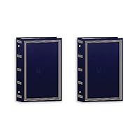 Pioneer 3-Ring Photo Albums 4 x 6 Pocket for 504 Photos (Navy Blue) (2 Pack)