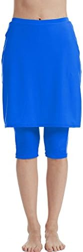 Seagoo Swim Skirt with Leggings Women UV Protection Skirted Swimming Leggings Pants