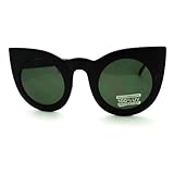 Oversized Round Cateye Sunglasses Womens Vintage Retro Eyewear