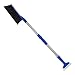 MoKo Car Snow Shovel Removal Tools, 2 in 1 Adjustable & Lightweight Snow Removal Shovel Brush Ice Scraper for Car Truck Outdoor & Home, Black + Blue