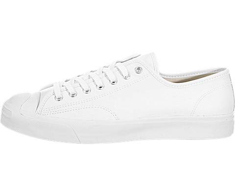 Converse Men's Jack Purcell Gold Standard Leather Oxfords, White, 13 M US