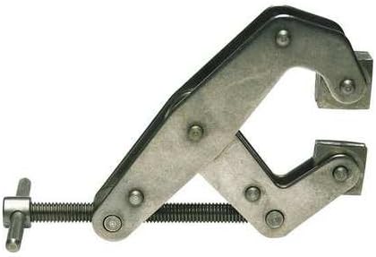 4-1/2" Max Opening Capacity, 2-1/4" Throat Depth (Opened), Copper Plated Cantilever Clamp
