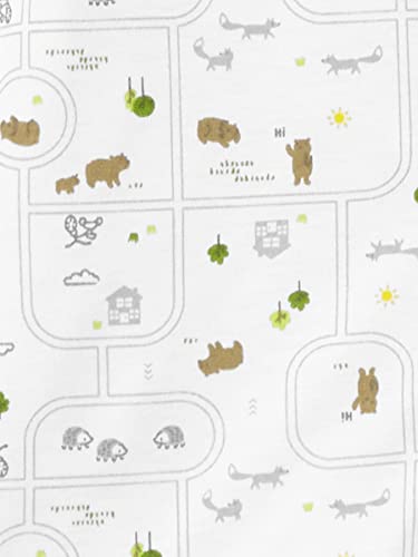 Simple Joys by Carter\'s Baby 3-Pack Cotton Wearable Blankets, Animals/Stripes, Large