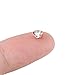 Xpircn 14G Surgical Steel Dermal Anchor Top Micro Dermal Head Crystal Surface Skin Diver Piercing (1PCS)