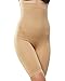 Belugue Women's High Waist Shapewear Shorts Tummy Control Thigh Slimmer Nude