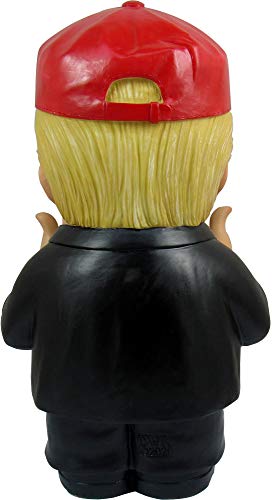 DWK - Running Strong - Collectible Donald Trump Caricature Indoor Outdoor Figurine Two Thumbs Up with 2020 Campaign Hat Political Novelty Home Office Garden Décor Accent, 10-inch
