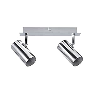Paulmann 66694 spotlight Zylo max 2x10W GU10 chroom 230V metaal 666.94 plafondlamp lamp LED plafondlamp plafondlamp