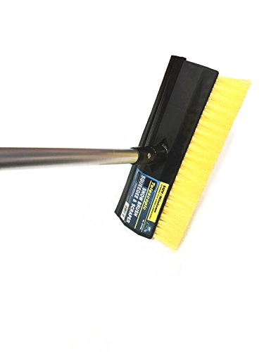 TSY TOOL 44" inch Extendable Snow Brush with Squeegee & Ice Scraper,Super Extender Snowbroom, Foam Grip, Auto SUV, Car ,Minivan, Truck Snow Brush