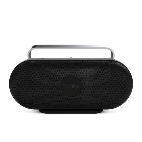 Polaroid P3 Music Player (Black) Retro-Futuristic Boombox