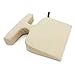 Royal Massage T-Wedge Cushion - Feminine Breast Bolster Pillow for Massage Therapy (Cream)