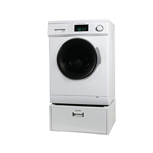 Equator Super Combo Washer-Dryer EZ 4400 11 " High Pedestal with Storage drawer, in White - Thumbnail 2
