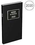 Lecas Privilege Banker's Diary, 2 Pages per Day, Year 2018, 18 x 29 cm, Black by 