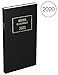 Lecas Privilege Banker's Diary, 2 Pages per Day, Year 2018, 18 x 29 cm, Black by 