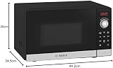Bosch Serie 2 Freestanding Microwave, Stainless Steel 44cm view 5