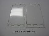 Pre-customized Adhesive for Nokia Lumia 820 Touch Screen Digitizer Front Glass Screen Lens Glue Tape