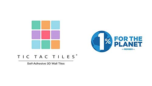 Tic Tac Tiles 10-Sheet 12" x 12" Peel and Stick Self Adhesive Removable Stick On Kitchen Backsplash Bathroom 3D Wall Sticker Wallpaper Tiles in Subway Gray