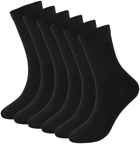 Toes&Feet Men's 3-Pack Black Anti Odor Resist Anti-Sweat Thin Cotton Crew  Sports Socks, Size 6-12 at Amazon Men's Clothing store