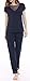 Women's Sleepwear Sleevelees Pajama Set with Short Pants (XS-XL) (M, Dark Blue 2)