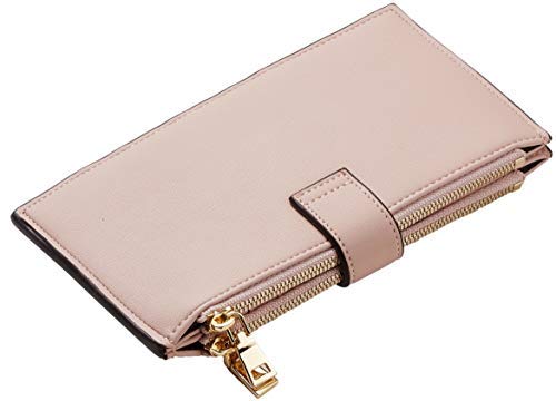Travelambo Womens Walllet RFID Blocking Bifold Multi Card Case Wallet with Zipper Pocket - Image 6