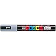 Uni Posca Medium Marker, Gray (PC5M.37), 1 Count (Pack of 1)