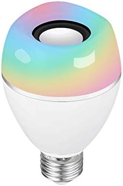LED Wireless Light Bulb Speaker, RGB Smart Music Bulb, E26 Base Color Changing with APP Control for Party, Home, Halloween Christmas Decorations