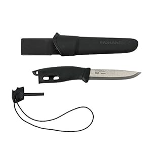 Morakniv Men’s Spark Black, Schwarz, Einheitsgröße