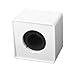 Pinxor Square Cube Shaped Interview Mic Microphone Logo Flag Station Logo