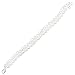 Honora 5 mm Oval Freshwater Cultured Pearl Herringbone Bead Bracelet with Sterling Silver Clasp