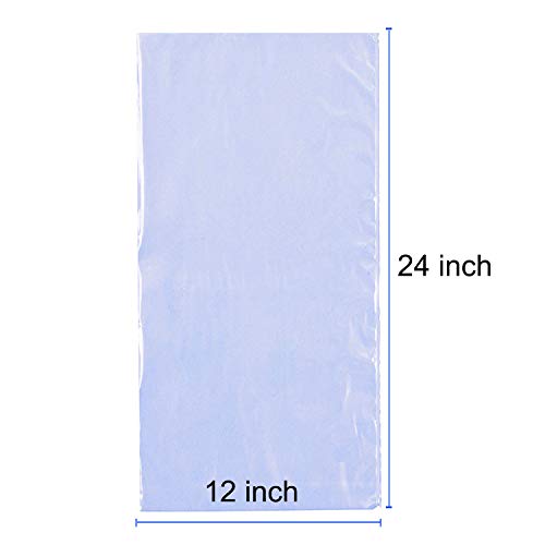 LazyMe Clear Basket Cellophane Bags PVC Heat Shrink Wrap Bags for Gift