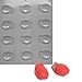 Human Heart Pieces Candy Mold