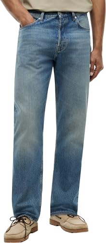 Tommy Hilfiger Uomo Jeans Relaxed Straight River Ken in Cotone, Blu (Ken Blue), 36W/34L
