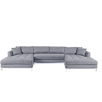 Amazon Com Decenni Divina Ll Modern Double Chaise U Shaped