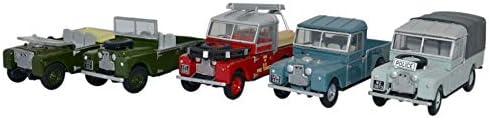 Oxford Diecast Land Rover 5 Car Set - Land Rover Series 1, Medium
