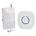 SadoTech Wireless PIR Motion Sensor Doorbell Operating at 500-feet Range with Over 50 Chimes, White