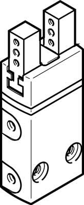 Festo 1254039 Parallel Gripper, Model DHPS-6-A